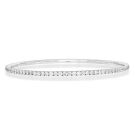 18Ct. White Gold Diamond Bangle