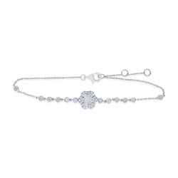 18ct. White Gold Diamond Bracelet