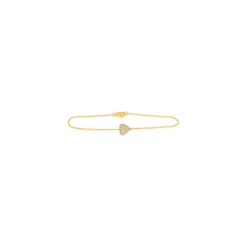 18Ct. Yellow Gold Diamond Bracelet<