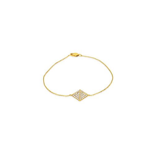 18Ct. Yellow Gold Diamond Bracelet<