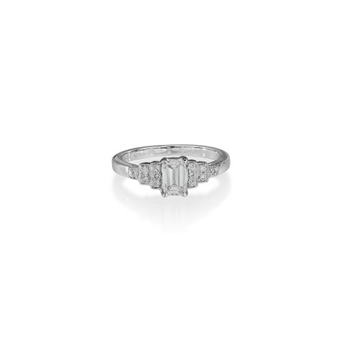 18Ct. White Gold Diamond Ring<